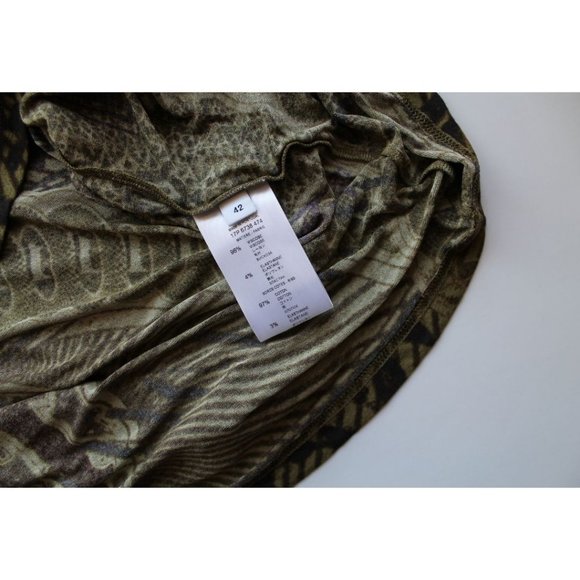 Givenchy I Feel Love Dollar Money Print Tshirt Green Camo Authentic Size 42 - Picture 7 of 8